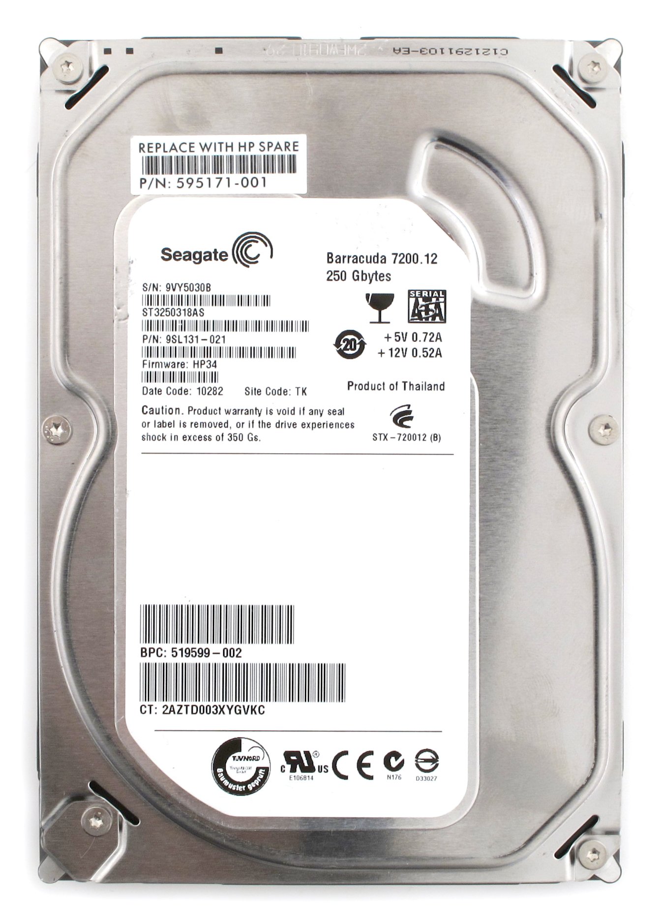 HDD SEAGATE 250GB
